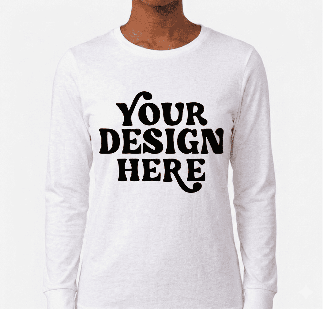 Women’s Long Sleeve T-shirt - Round Neck